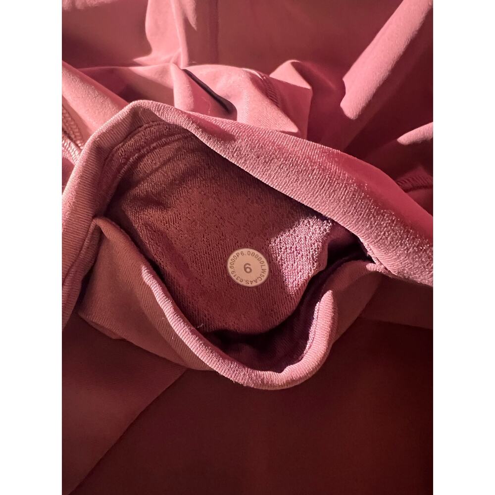 Lululemon Athletica Maroon Patterned Leggings - image 3